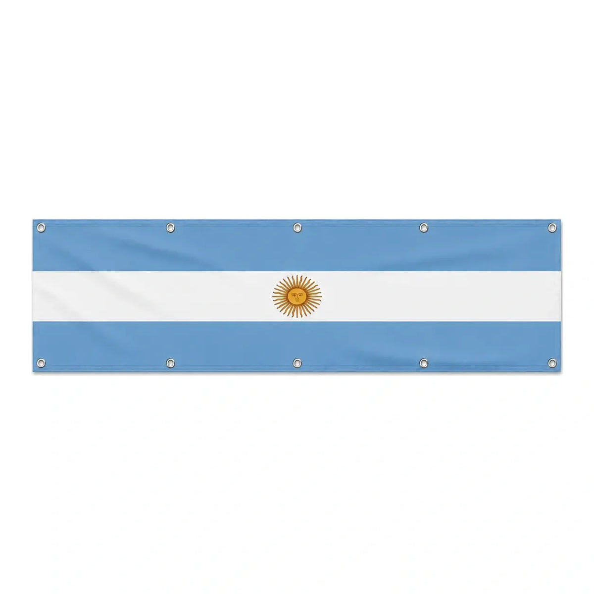 Drapeau de l'Argentine grand format XL en polyester avec dix œillets