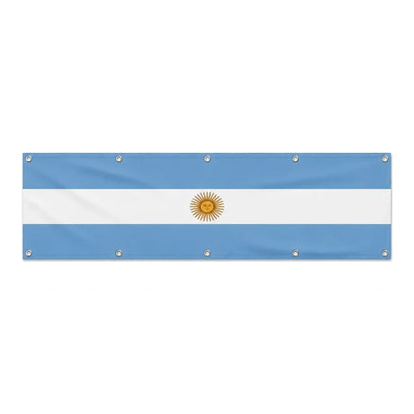 Drapeau de l'Argentine grand format XL en polyester avec dix œillets
