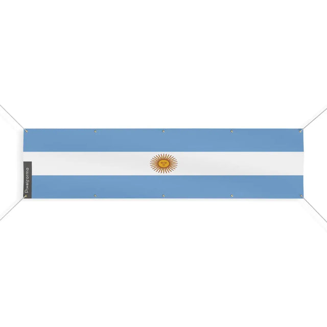 Drapeau de l'Argentine 10 Oeillets en Plusieurs Tailles (XL) - Pixelforma 