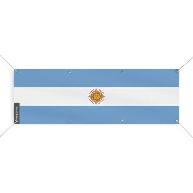 Drapeau de l’argentine 8 oeillets en plusieurs tailles (l) - pixelforma