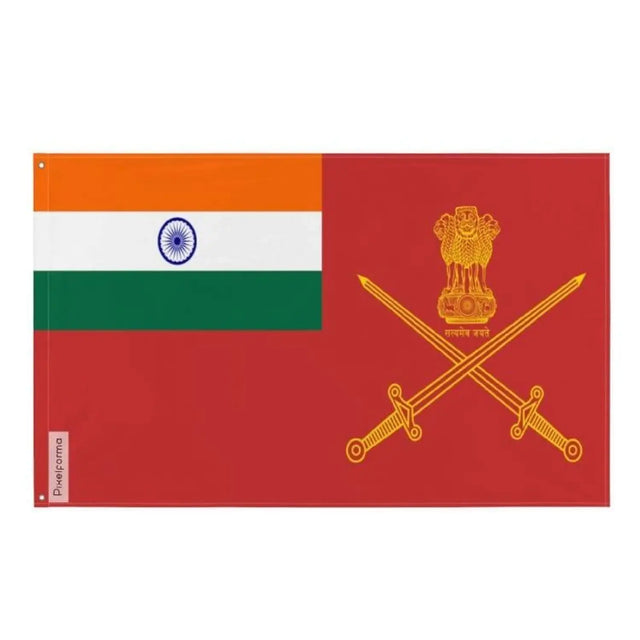 Drapeau de l’armée indienne plusieurs tailles en polyester - pixelforma