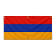 Drapeau arménie polyester résistant avec œillets renforcés