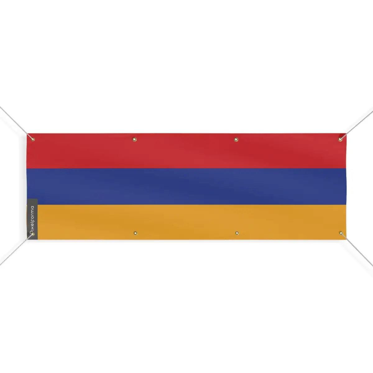 Drapeau de l'Arménie 8 Oeillets en Plusieurs Tailles (L) - Pixelforma 