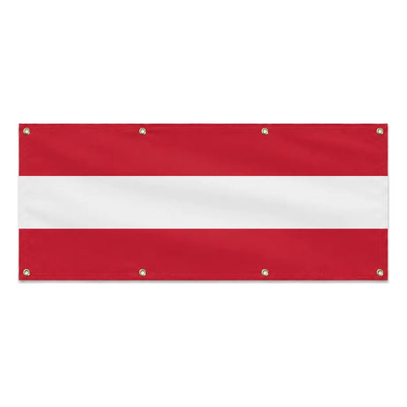 Drapeau autriche en polyester résistant avec œillets