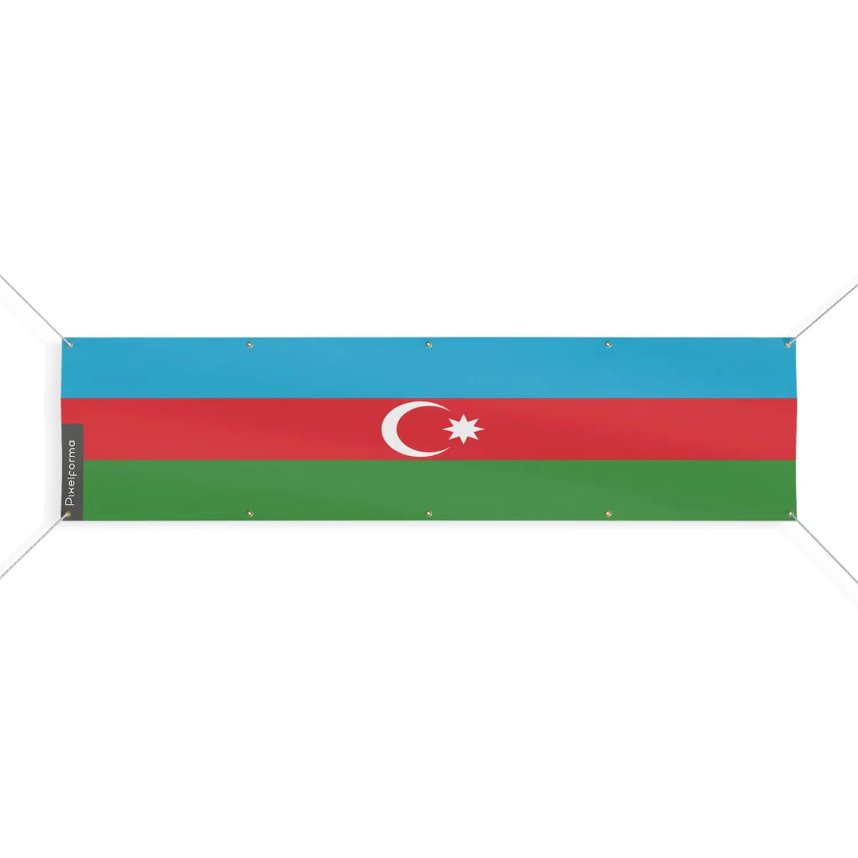 Drapeau de l’azerbaïdjan 10 oeillets en plusieurs tailles (xl) - pixelforma