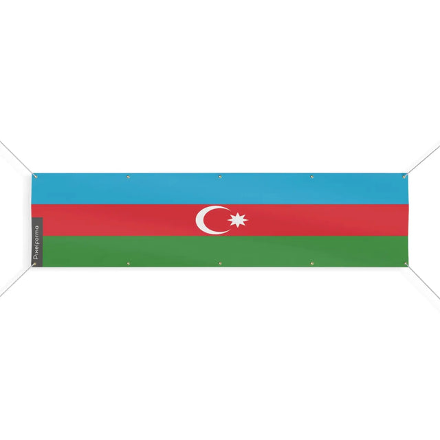 Drapeau de l’azerbaïdjan 10 oeillets en plusieurs tailles (xl) - pixelforma