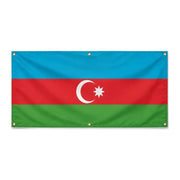 Drapeau azerbaïdjan polyester résistant aux intempéries
