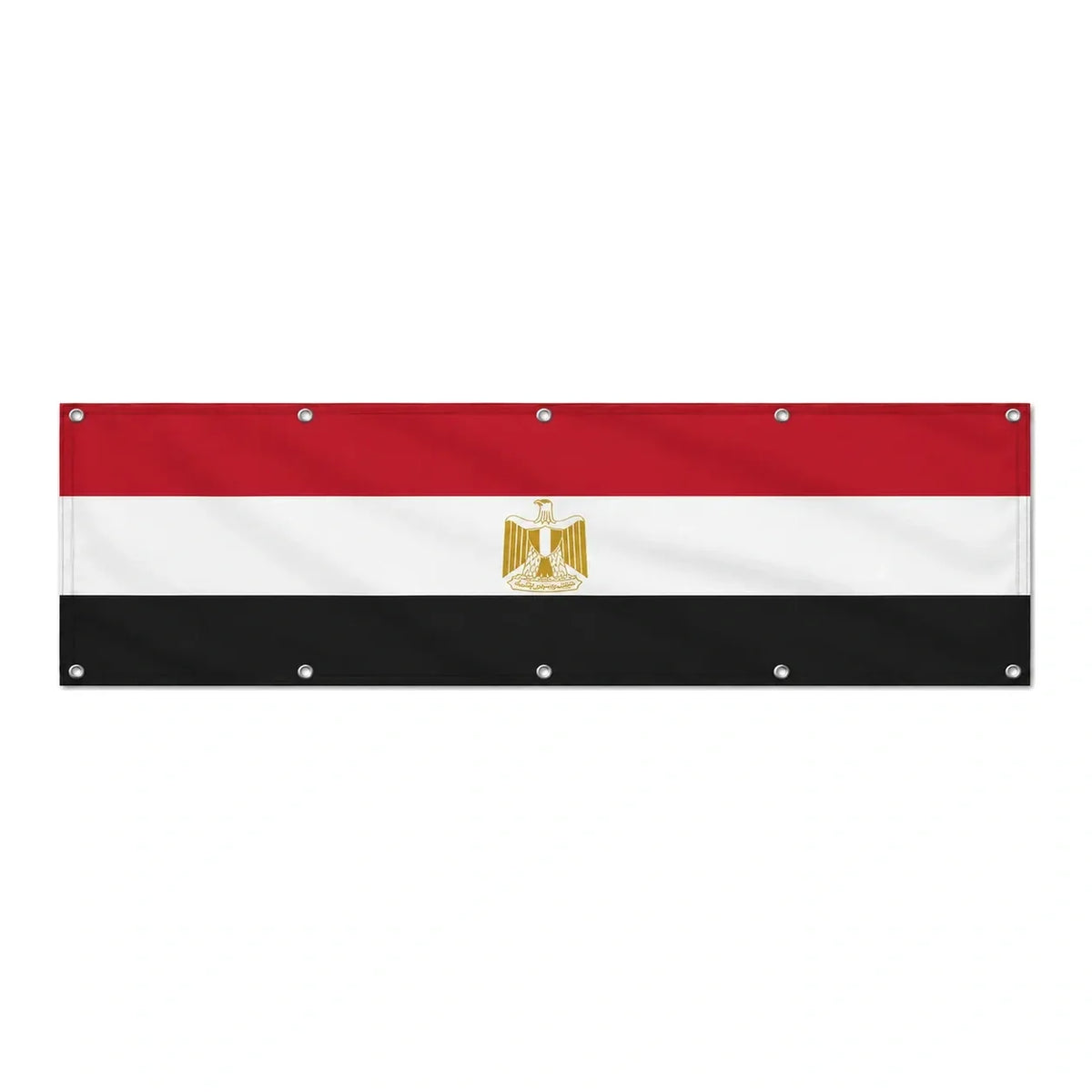 Drapeau de l'Égypte grand format XL en polyester avec dix œillets