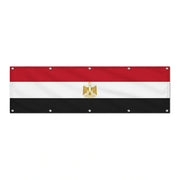 Drapeau de l'Égypte grand format XL en polyester avec dix œillets