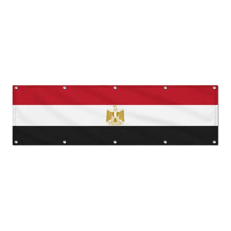 Drapeau de l'Égypte grand format XL en polyester avec dix œillets