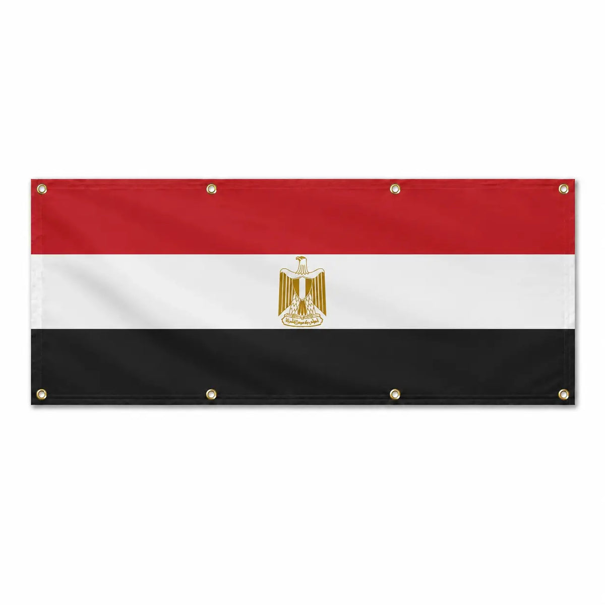 Drapeau égypte en polyester avec œillets résistants