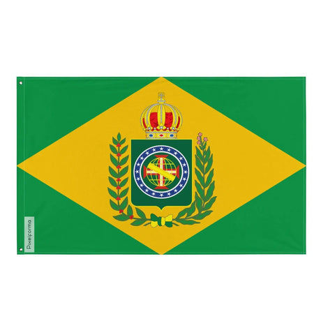 Drapeau de l’empire du brésil durant le second règne polyester