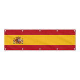 Drapeau de l'Espagne grand format XL en polyester avec dix œillets
