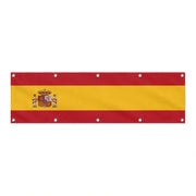 Drapeau de l'Espagne grand format XL en polyester avec dix œillets