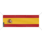 Drapeau de l’espagne 8 oeillets en plusieurs tailles (l) - pixelforma