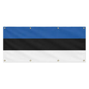 Drapeau estonie polyester résistant usage extérieur prolongé