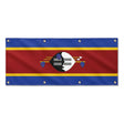 Drapeau eswatini en polyester résistant avec œillets