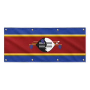 Drapeau eswatini en polyester résistant avec œillets