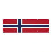 Drapeau de l'île Bouvet grand format XL en polyester avec dix œillets