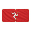 Drapeau île de man polyester résistant six œillets