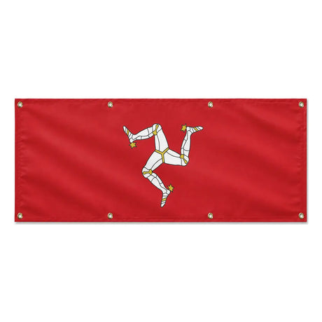 Drapeau île de man en polyester résistant aux intempéries