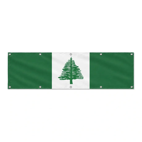 Drapeau de l'île Norfolk grand format XL en polyester avec dix œillets