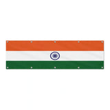 Drapeau de l'Inde grand format XL en polyester avec dix œillets