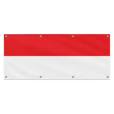 Drapeau indonésie polyester résistant usage extérieur intensif