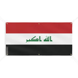 Drapeau de l’irak 6 oeillets en plusieurs tailles (m) - pixelforma