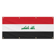 Drapeau irak en polyester résistant pour extérieur durable