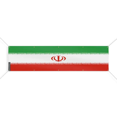 Drapeau de l'Iran 10 Oeillets en Plusieurs Tailles (XL) - Pixelforma 