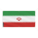 Drapeau de l'Iran 6 Oeillets en Plusieurs Tailles (M) - Pixelforma 