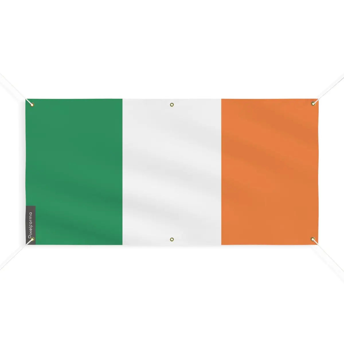Drapeau de l’irlande 6 oeillets en plusieurs tailles (m) - pixelforma