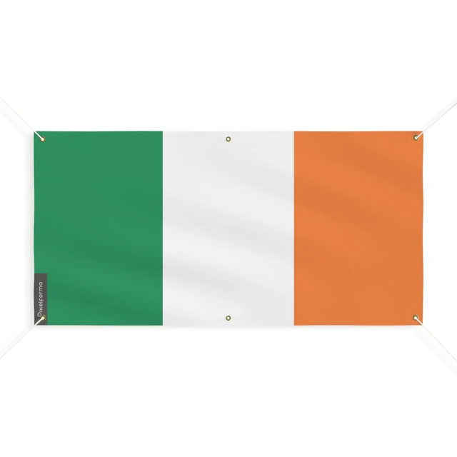 Drapeau de l’irlande 6 oeillets en plusieurs tailles (m) - pixelforma