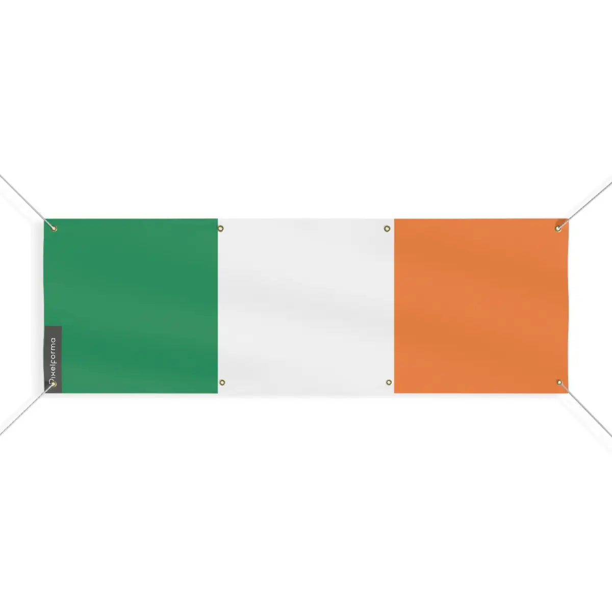 Drapeau de l'Irlande 8 Oeillets en Plusieurs Tailles (L) - Pixelforma 