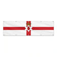 Drapeau de l'Irlande du Nord grand format XL en polyester avec dix œillets