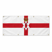 Drapeau irlande du nord en polyester résistant œillets