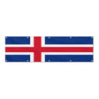 Drapeau de l'Islande grand format XL en polyester avec dix œillets