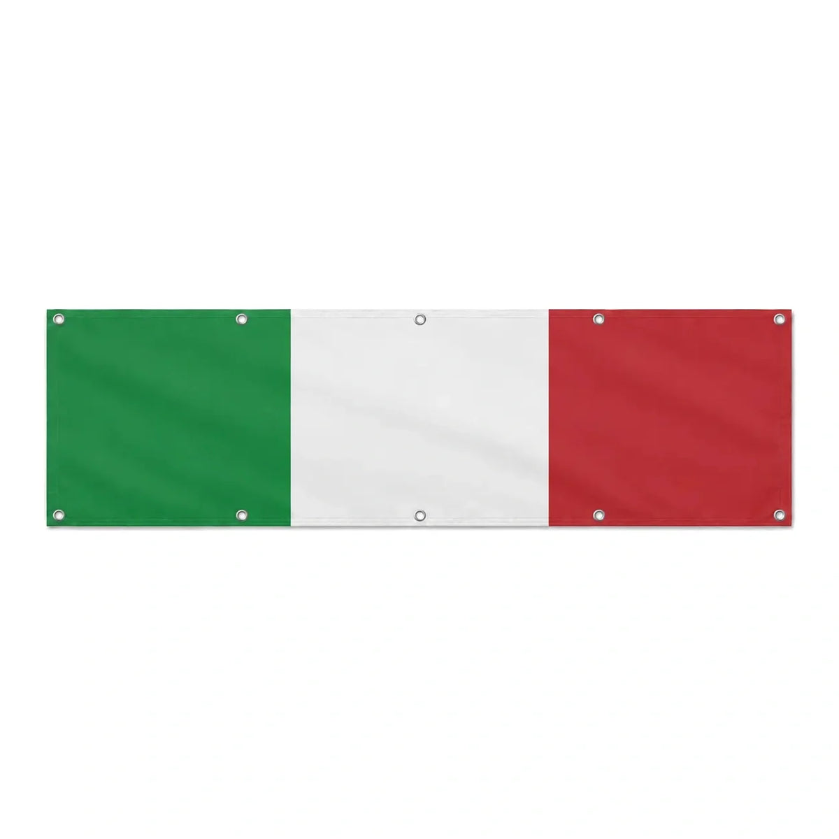 Drapeau de l'Italie grand format XL en polyester avec dix œillets