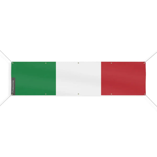 Drapeau de l'Italie 10 Oeillets en Plusieurs Tailles (XL) - Pixelforma 