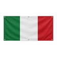 Drapeau italie polyester résistant avec œillets robustes