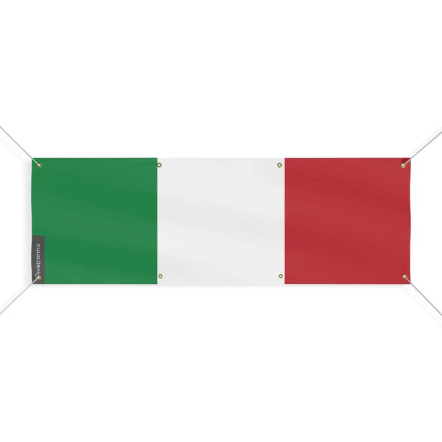 Drapeau de l'Italie 8 Oeillets en Plusieurs Tailles (L) - Pixelforma 