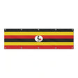 Drapeau de l'Ouganda grand format XL en polyester avec dix œillets