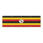 Drapeau de l'Ouganda grand format XL en polyester avec dix œillets