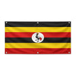 Drapeau ouganda polyester résistant usage extérieur durable