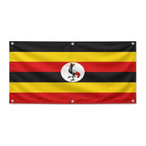 Drapeau ouganda polyester résistant usage extérieur durable