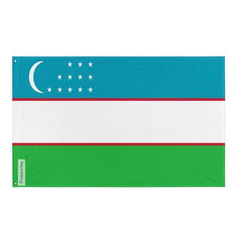 Drapeau de l’ouzbékistan polyester résistant plusieurs modèles