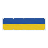 Drapeau de l'Ukraine grand format XL en polyester avec dix œillets