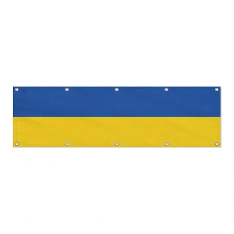 Drapeau de l'Ukraine grand format XL en polyester avec dix œillets