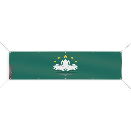 Drapeau de Macao 10 Oeillets en Plusieurs Tailles (XL) - Pixelforma 